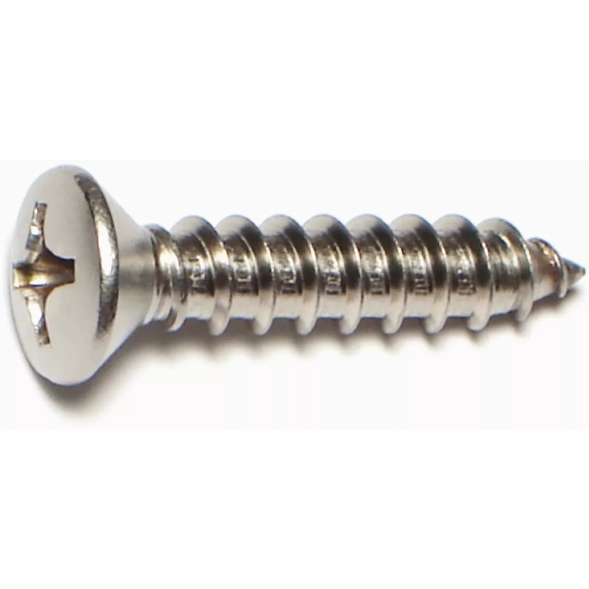 Midwest Fastener #14 x 1-1/4 In. 18-8 Stainless Steel Phillips Oval Head Sheet Metal Screws (1 Ct.)