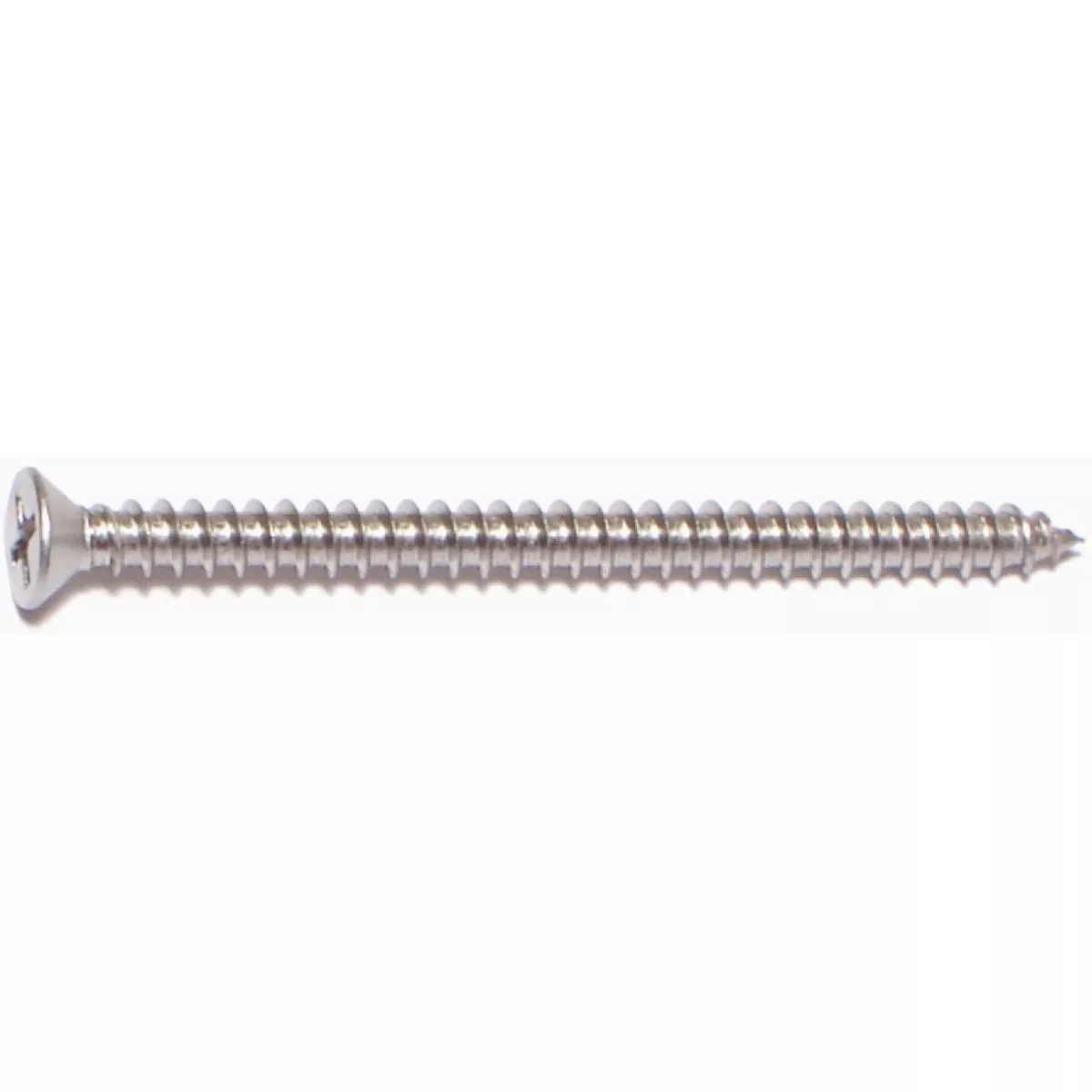 Midwest Fastener #6 x 2 In. 18-8 Stainless Steel Phillips Flat Head Sheet Metal Screws (1 Ct.)