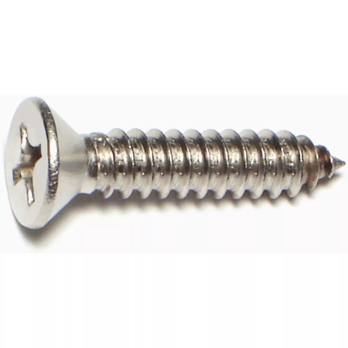 Midwest Fastener #14 x 1-1/4 In. 18-8 Stainless Steel Phillips Flat Head Sheet Metal Screws (1 Ct.)