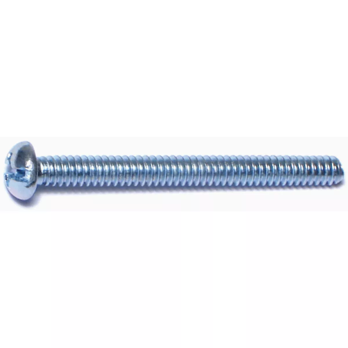 Midwest Fastener #6-32 x 1-1/2 In. Zinc Plated Steel Coarse Thread Combo Round Head Machine Screws (1 Ct.)-