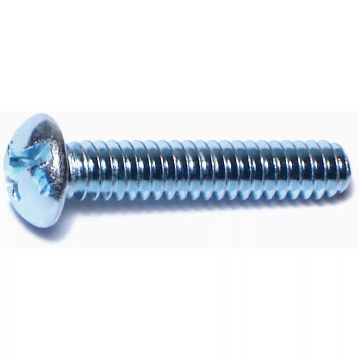 Midwest Fastener #10-24 x 1 In. Zinc Plated Steel Coarse Thread Combo Round Head Machine Screws (1 Ct.)