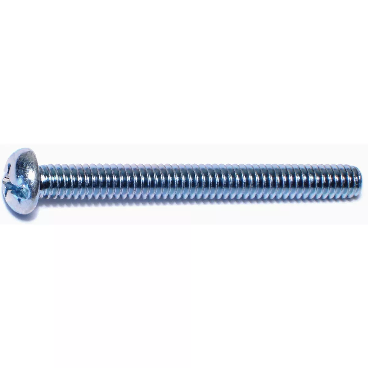 Midwest Fastener 1/4 In.-20 x 2-1/2 In. Zinc Plated Steel Coarse Thread Combo Round Head Machine Screws (1 Ct.)-