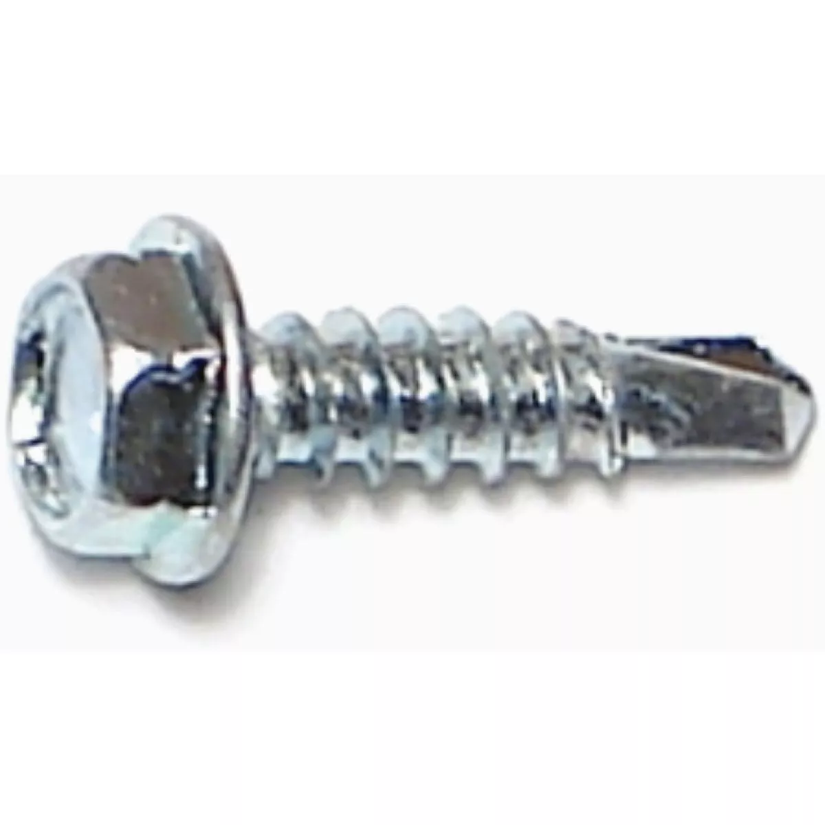 Midwest Fastener #8-18 x 5/8 In. Zinc Plated Steel Hex Washer Head Self-Drilling Screws (1 Ct.)