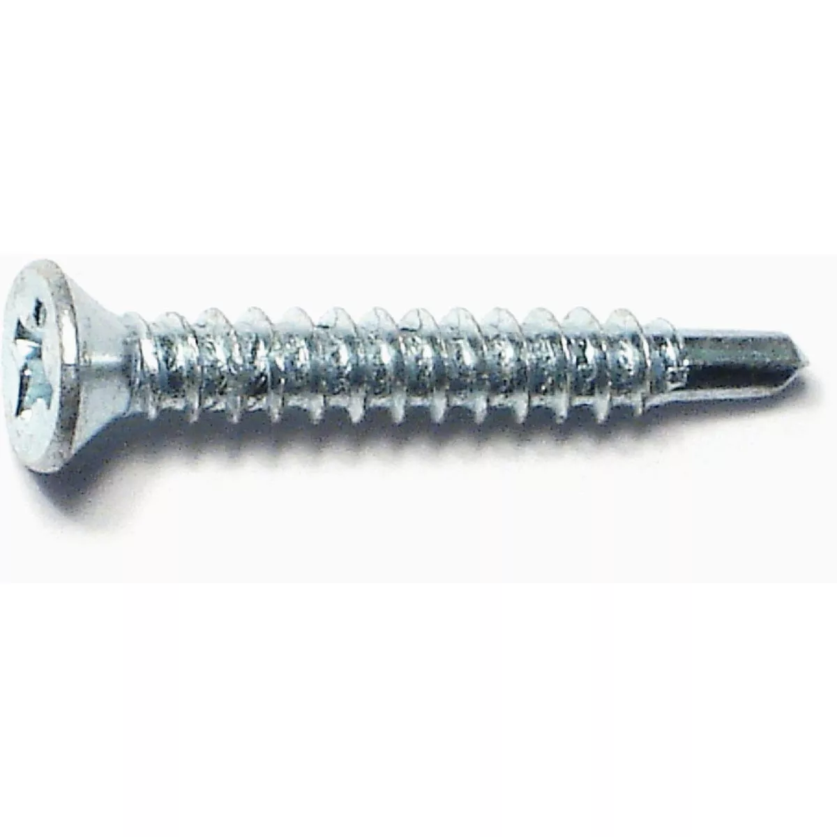 Midwest Fastener #6-20 x 1 In. Zinc Plated Steel Phillips Flat Head Self-Drilling Screws (1 Ct.)