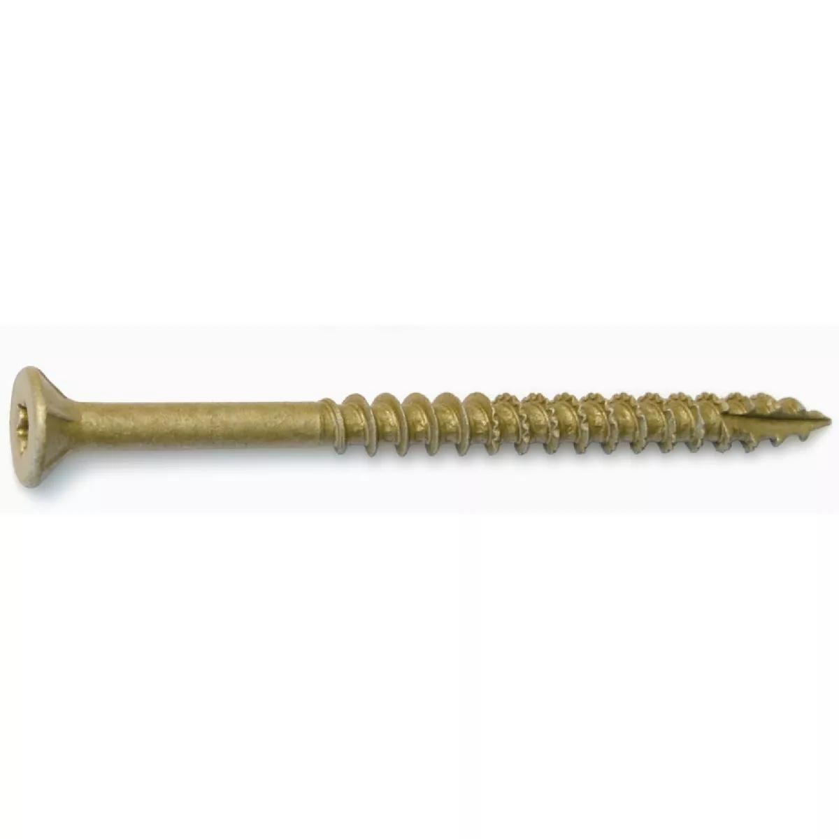Midwest Fastener #12 x 3 In. Tan XL1500 Coated Steel Star Drive Bugle Head Saberdrive Wood Screws