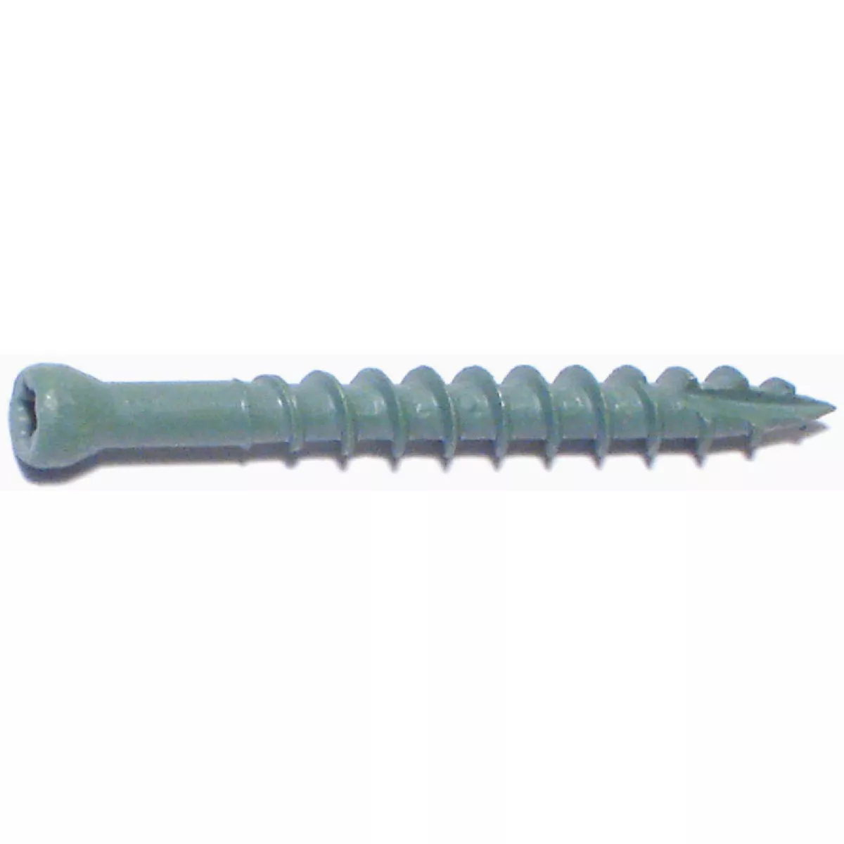Midwest Fastener SaberDrive #8 x 1-5/8 In. Green XL1500 Coated Steel Star Drive Trim Head Deck Screw