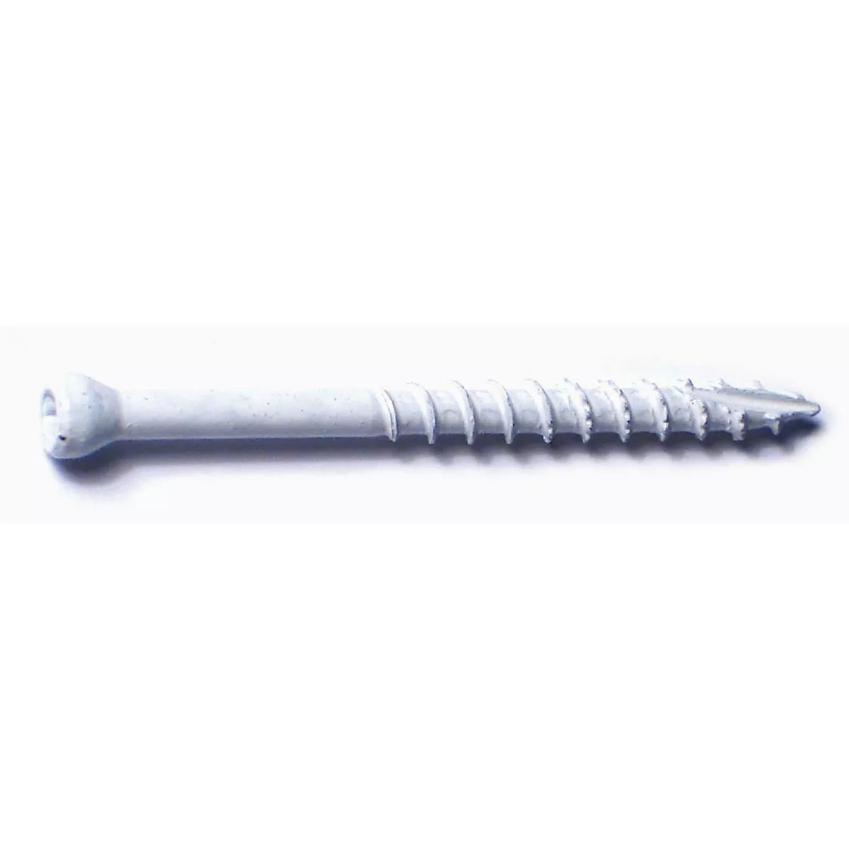 Midwest Fastener #8 x 2 In. White XL1500 Coated Steel Star Drive Trim Head Saberdrive Deck Screws