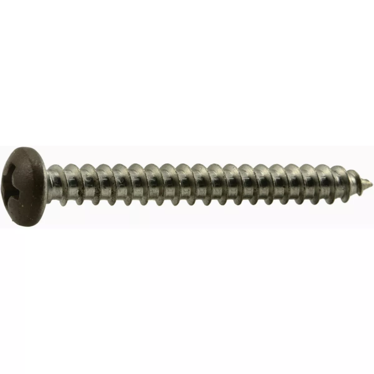 Midwest Fastener #8 x 1-1/2 In. Brown Painted 18-8 Stainless Steel Phillips Pan Head Sheet Metal Screws (1 Ct.)