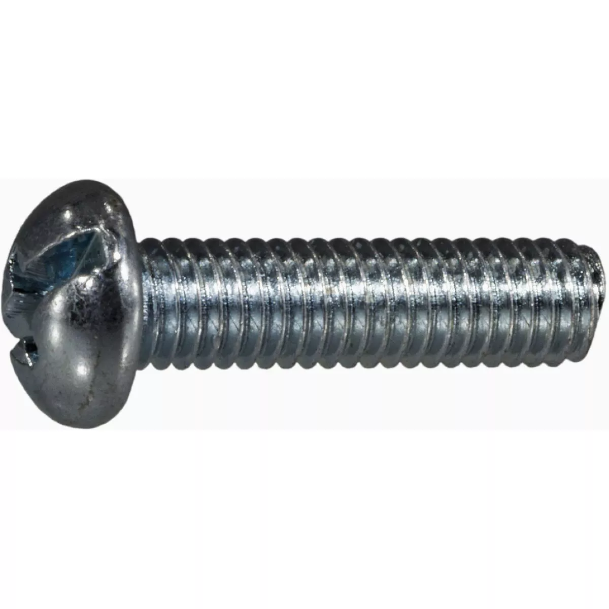 Midwest Fastener #10-32 x 3/4 In. Zinc Plated Steel Fine Thread Combo Round Head Machine Screws (1 Ct.)