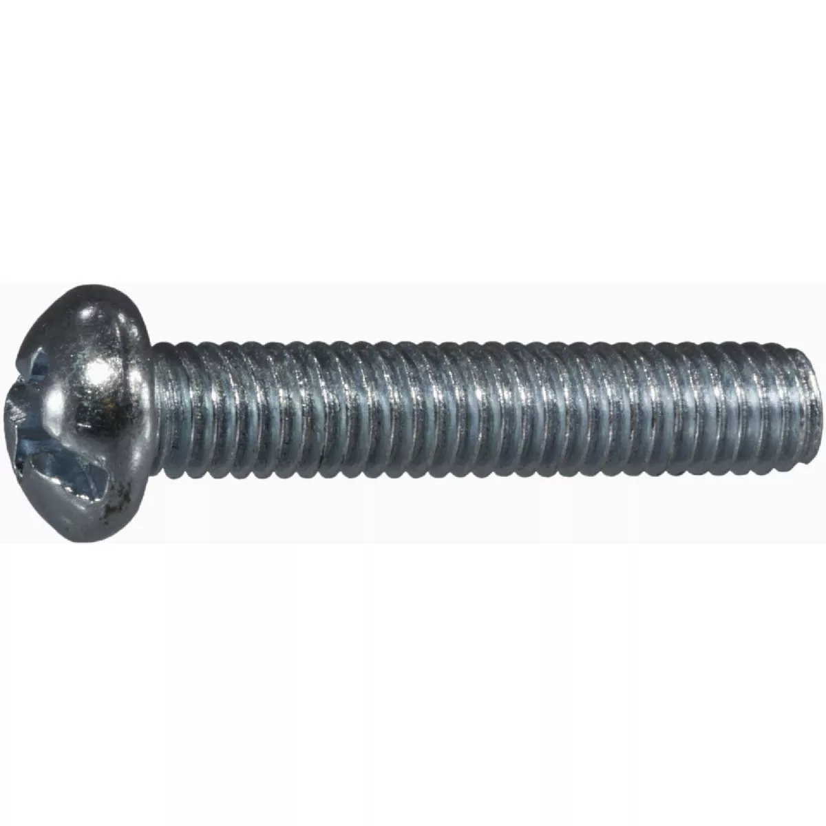 Midwest Fastener #10-32 x 1 In. Zinc Plated Steel Fine Thread Combo Round Head Machine Screws