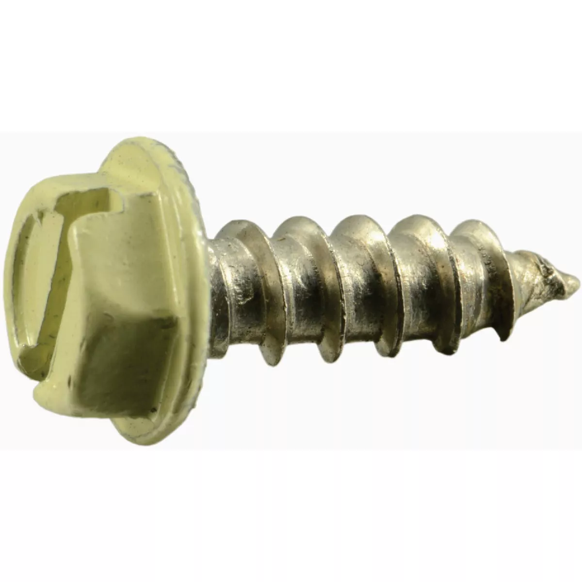 Midwest Fastener #8 x 1/2 In. Beige Painted 18-8 Stainless Steel Hex Washer Head Sheet Metal Screws (1 Ct.)-