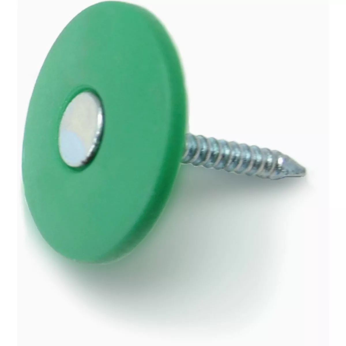 Midwest Fastener 1 In. Steel Plastic Cap Flat Head Nails (1 Ct.)-