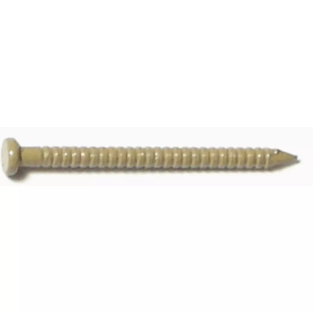 Midwest Fastener 1 In. Cherry Wood Brown Painted Steel Panel Flat Head Nails