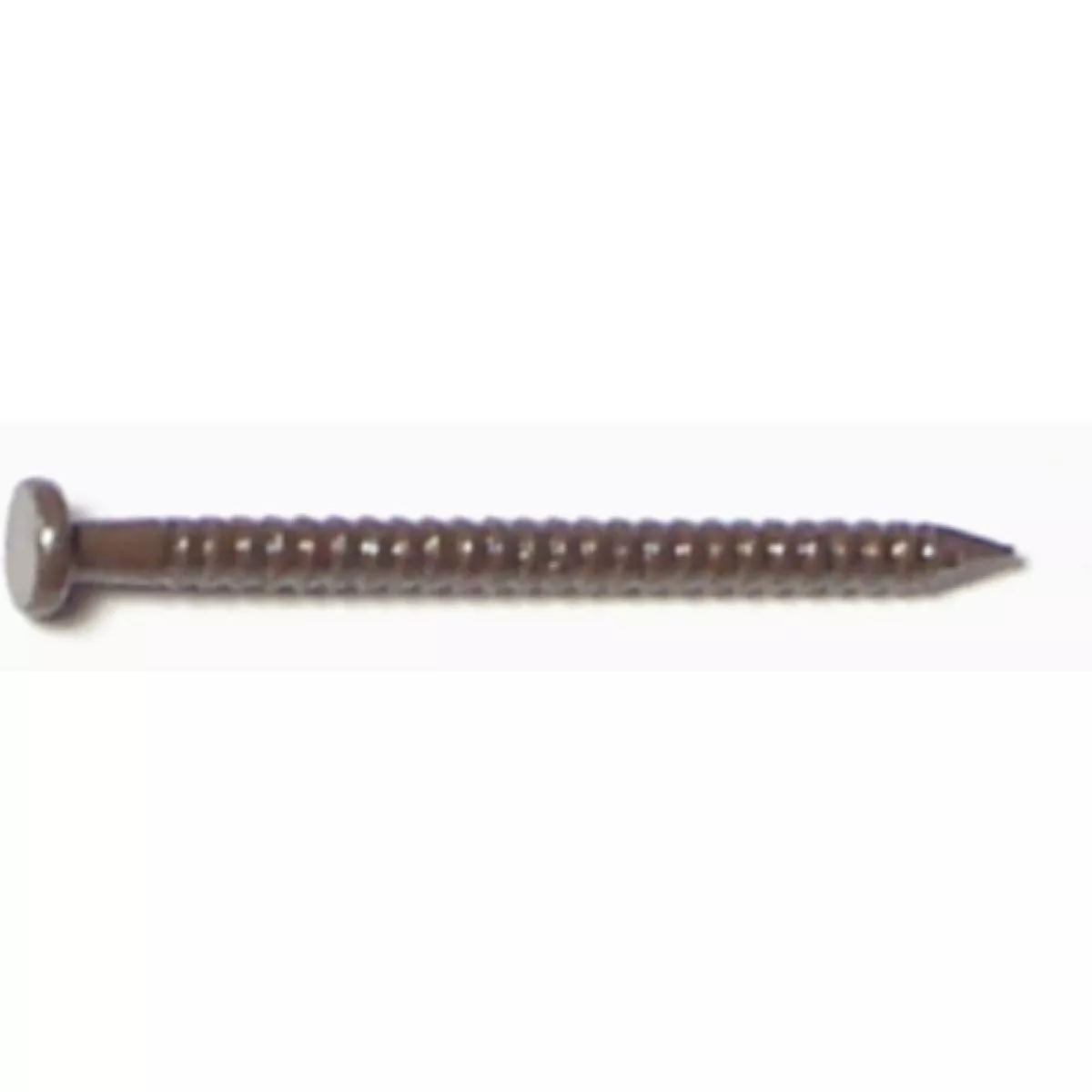 Midwest Fastener 1 In. Walnut Brown Painted Steel Panel Flat Head Nails