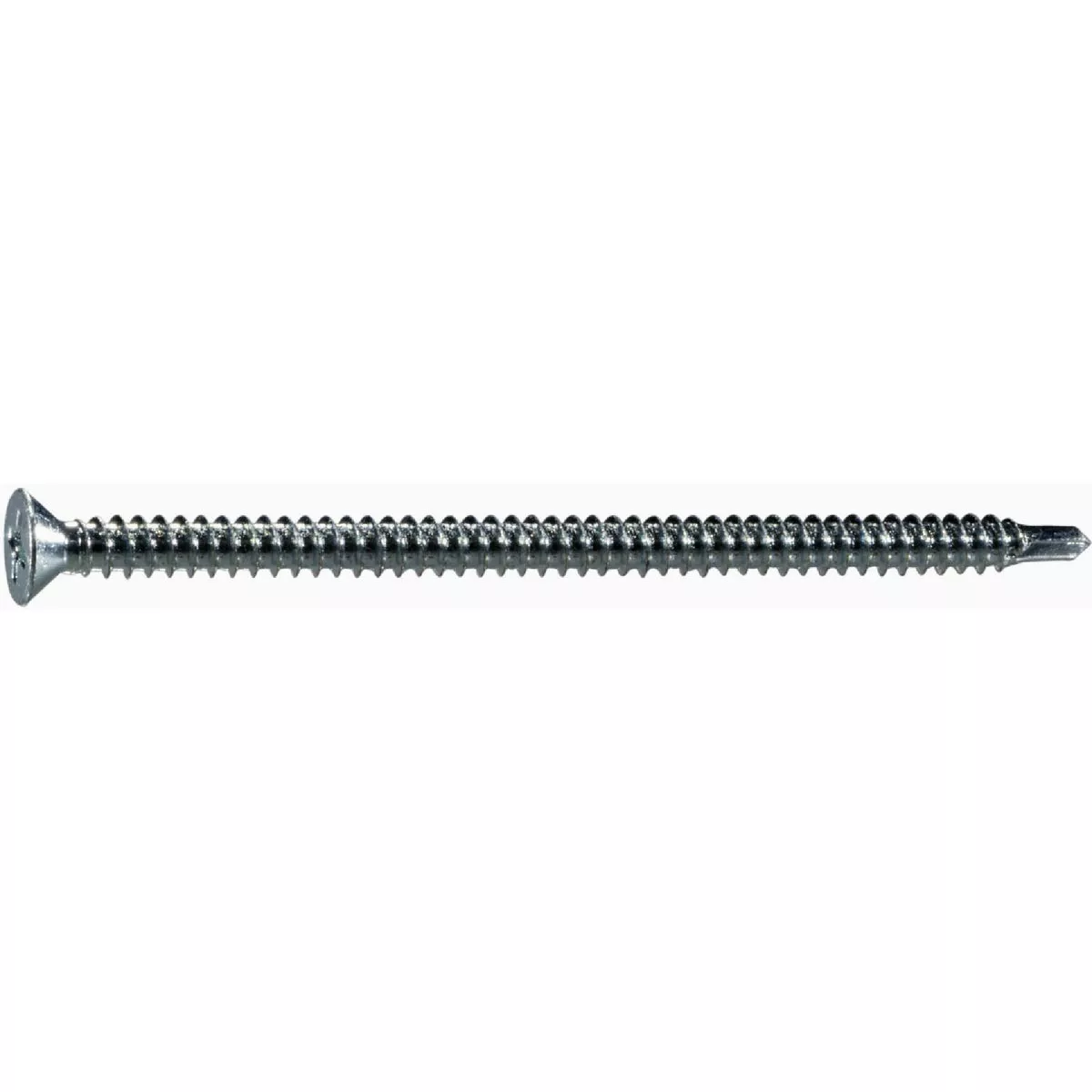 Midwest Fastener #8 x 3 In. Zinc Plated Steel Phillips Flat Head Self-Drilling Screws (1 Ct.)-