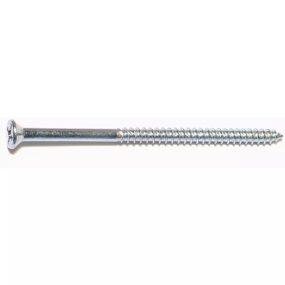 Midwest Fastener #8 x 3 In. Zinc Plated Steel Phillips Flat Head Wood Screws - photo 2