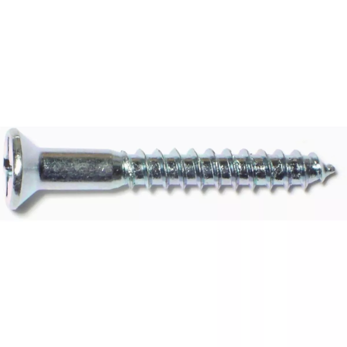 Midwest Fastener #10 x 1-1/2 In. Zinc Plated Steel Phillips Flat Head Wood Screws