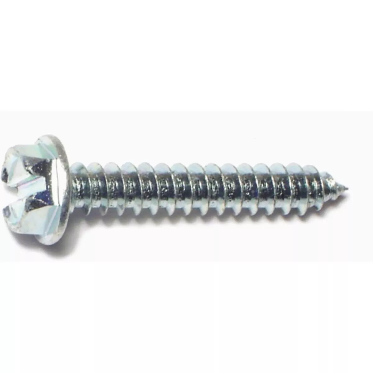 Midwest Fastener #8 x 1 In. Zinc Plated Steel Slotted Hex Washer Head Sheet Metal Screws (5 Ct.)