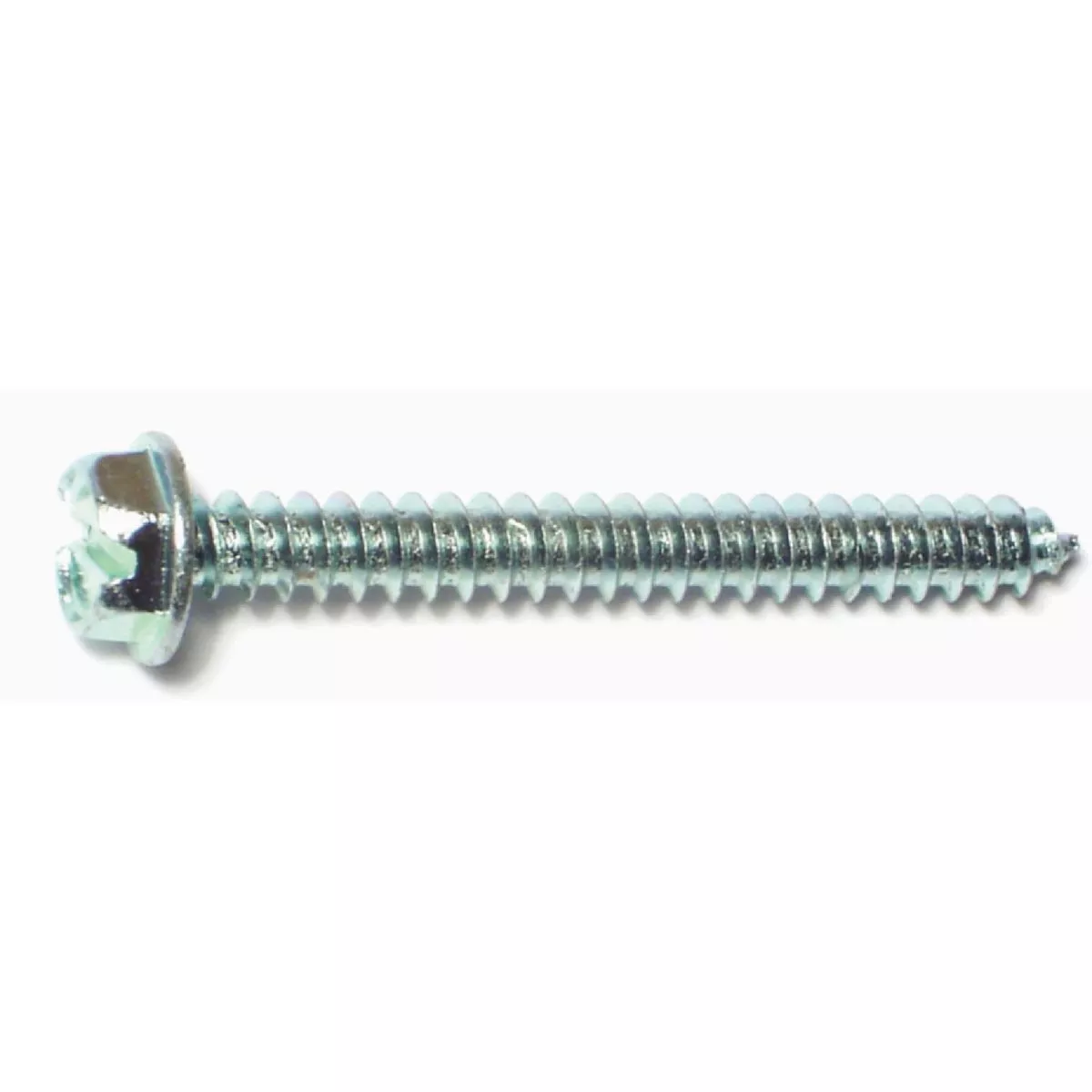 Midwest Fastener #8 x 1-1/2 In. Zinc Plated Steel Slotted Hex Washer Head Sheet Metal Screws (5 Ct.)