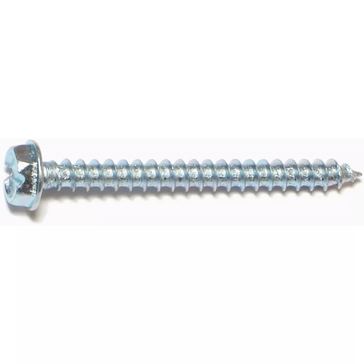 Midwest Fastener #10 x 2 In. Zinc Plated Steel Slotted Hex Washer Head Sheet Metal Screws (5 Ct.)