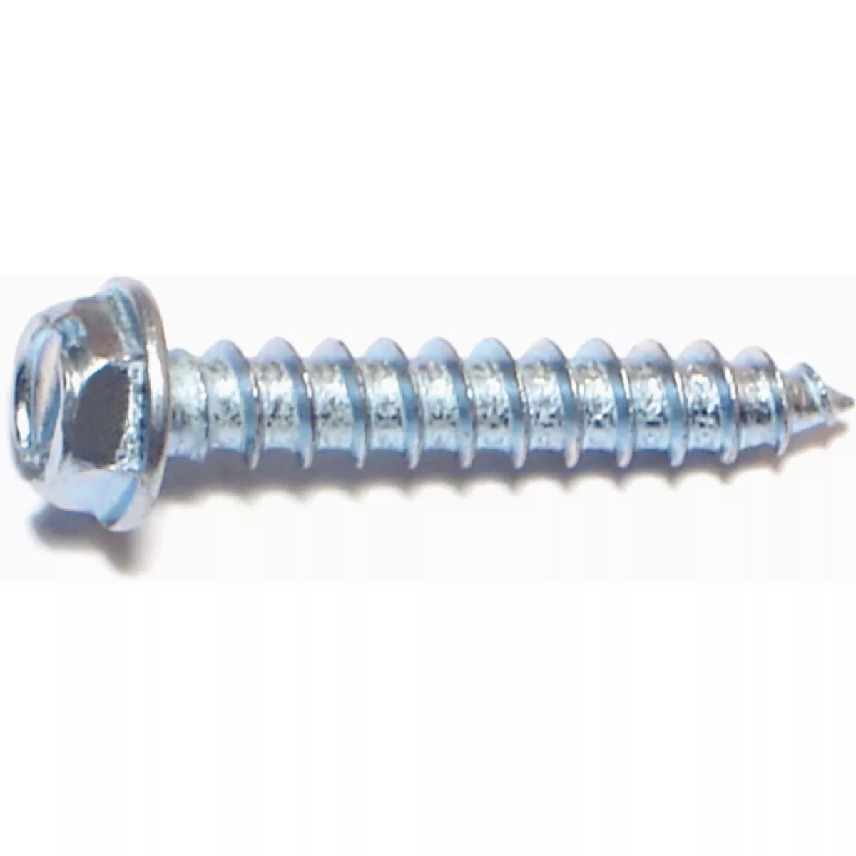 Midwest Fastener #12 x 1-1/4 In. Zinc Plated Steel Slotted Hex Washer Head Sheet Metal Screws (5 Ct.)