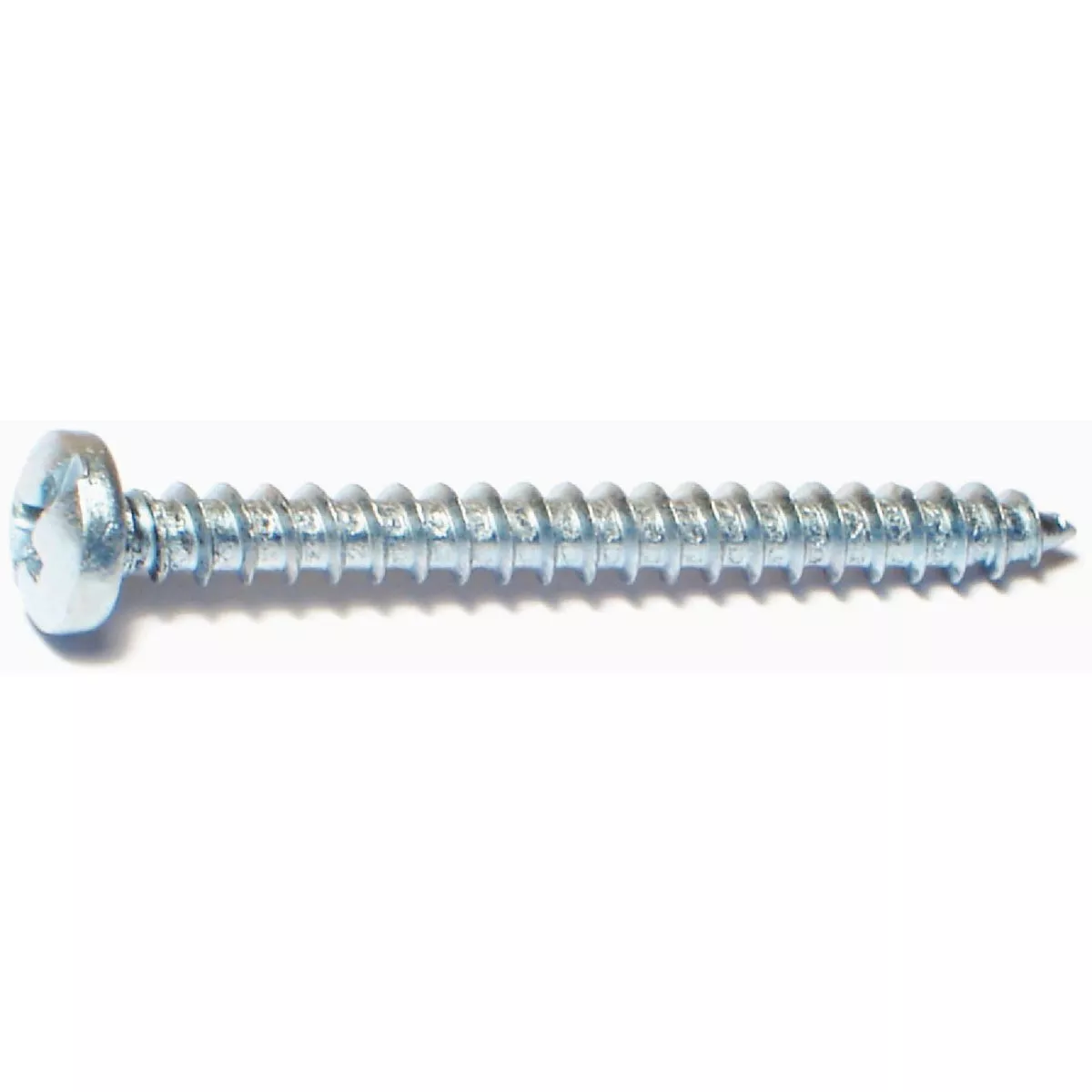 Midwest Fastener #10 x 2 In. Zinc Plated Steel Combo Pan Head Sheet Metal Screws