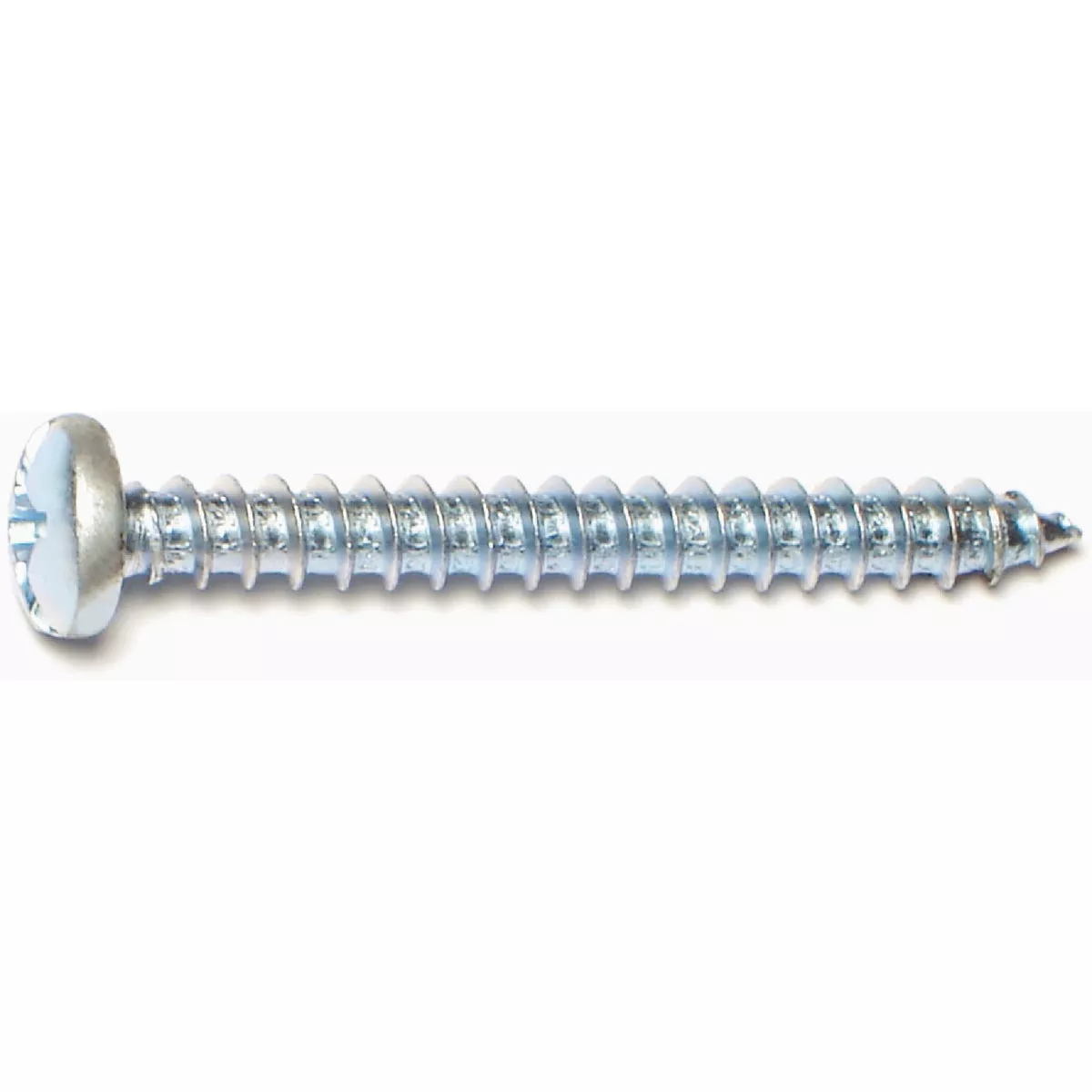 Midwest Fastener #12 x 2 In. Zinc Plated Steel Combo Pan Head Sheet Metal Screws (5 Ct.) - photo 2