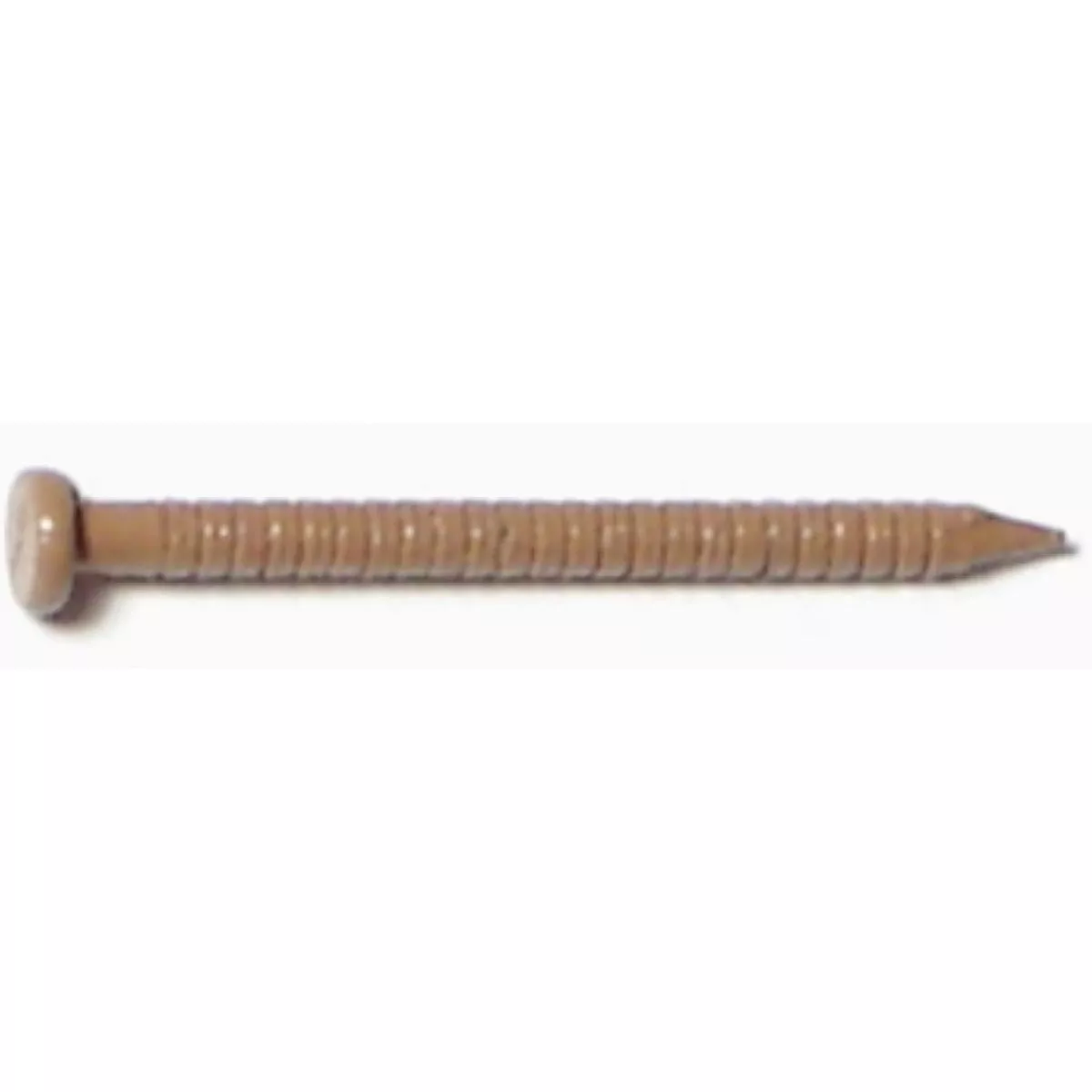 Midwest Fastener 1 In. Oak Brown Painted Steel Panel Flat Head Nails (5 Ct.)