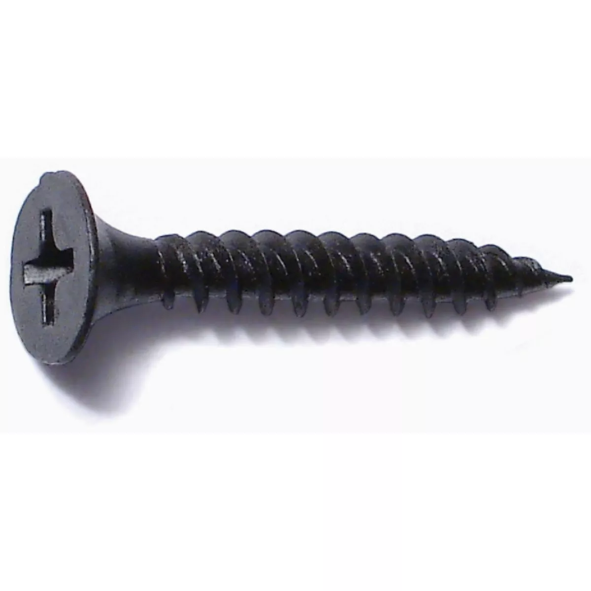 Midwest Fastener #6 x 1 In. Black Phosphate Steel Fine Thread Phillips Bugle Head Drywall Screws