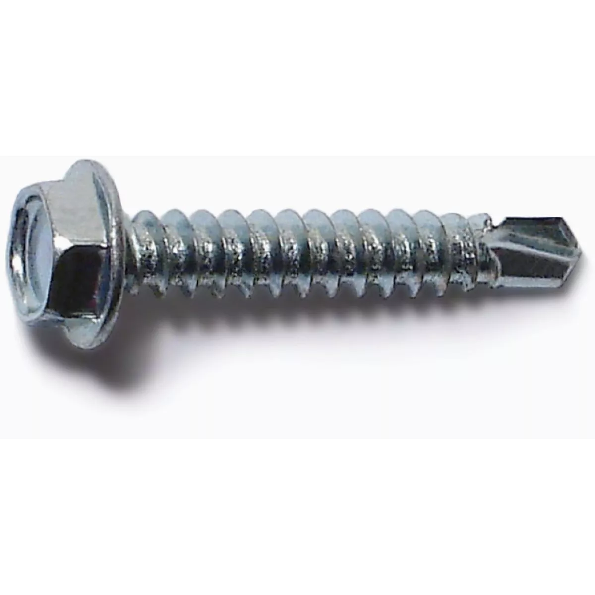 Midwest Fastener #8-18 x 1 In. Zinc Plated Steel Hex Washer Head Self-Drilling Screws (5 Ct.)-