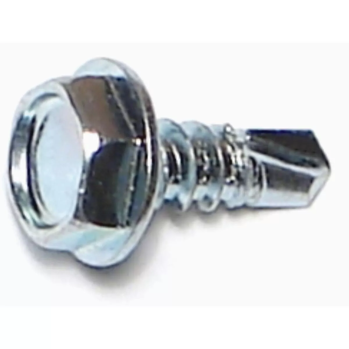Midwest Fastener #10-16 x 1/2 In. Zinc Plated Steel Hex Washer Head Self-Drilling Screws