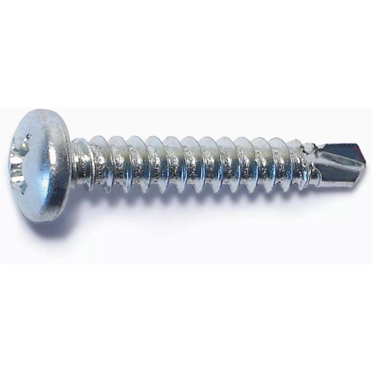 Midwest Fastener #8-18 x 1 In. Zinc Plated Steel Phillips Pan Head Self-Drilling Screws (5 Ct.)