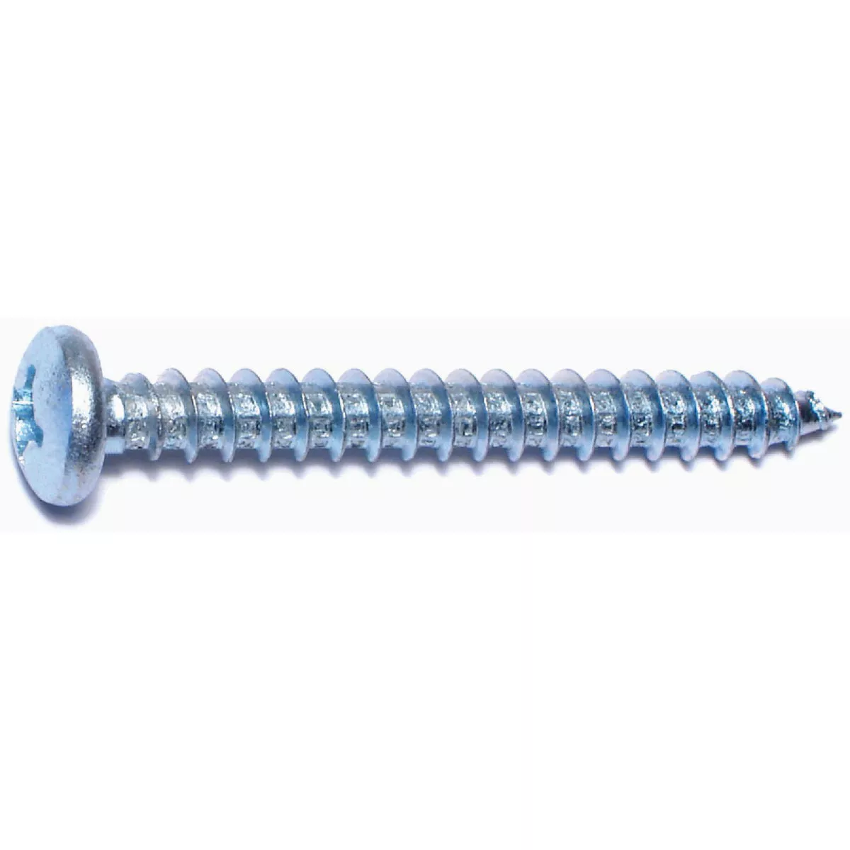 Midwest Fastener #12 x 2 In. Zinc Plated Steel Phillips Pan Head Sheet Metal Screws (5 Ct.)- - photo 2