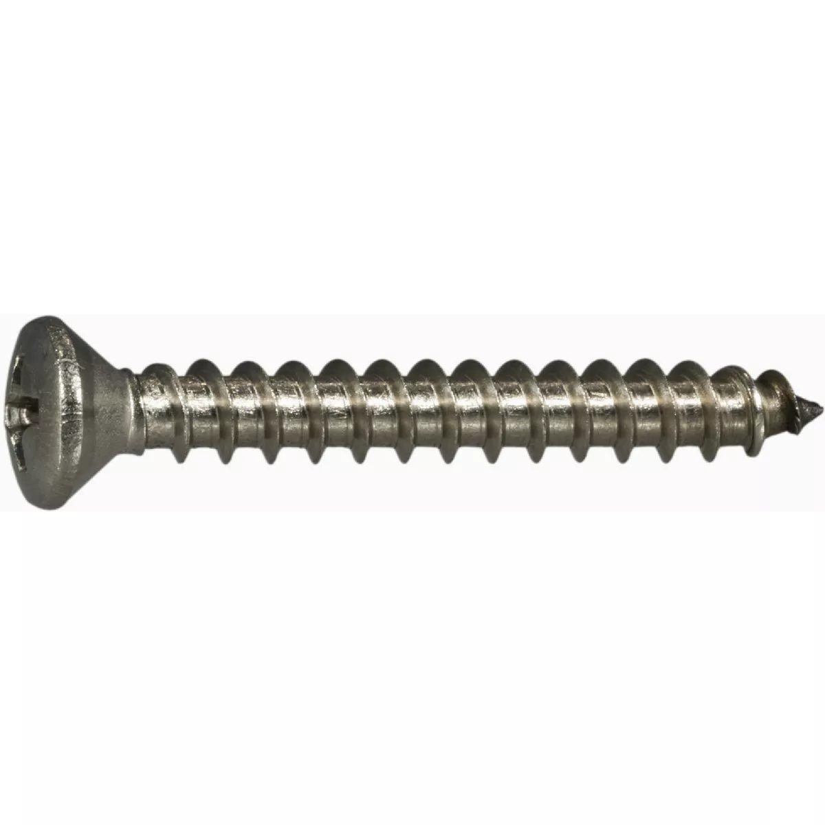Midwest Fastener #10 x 1-1/2 In. 18-8 Stainless Steel Phillips Oval Head Sheet Metal Screws - photo 2