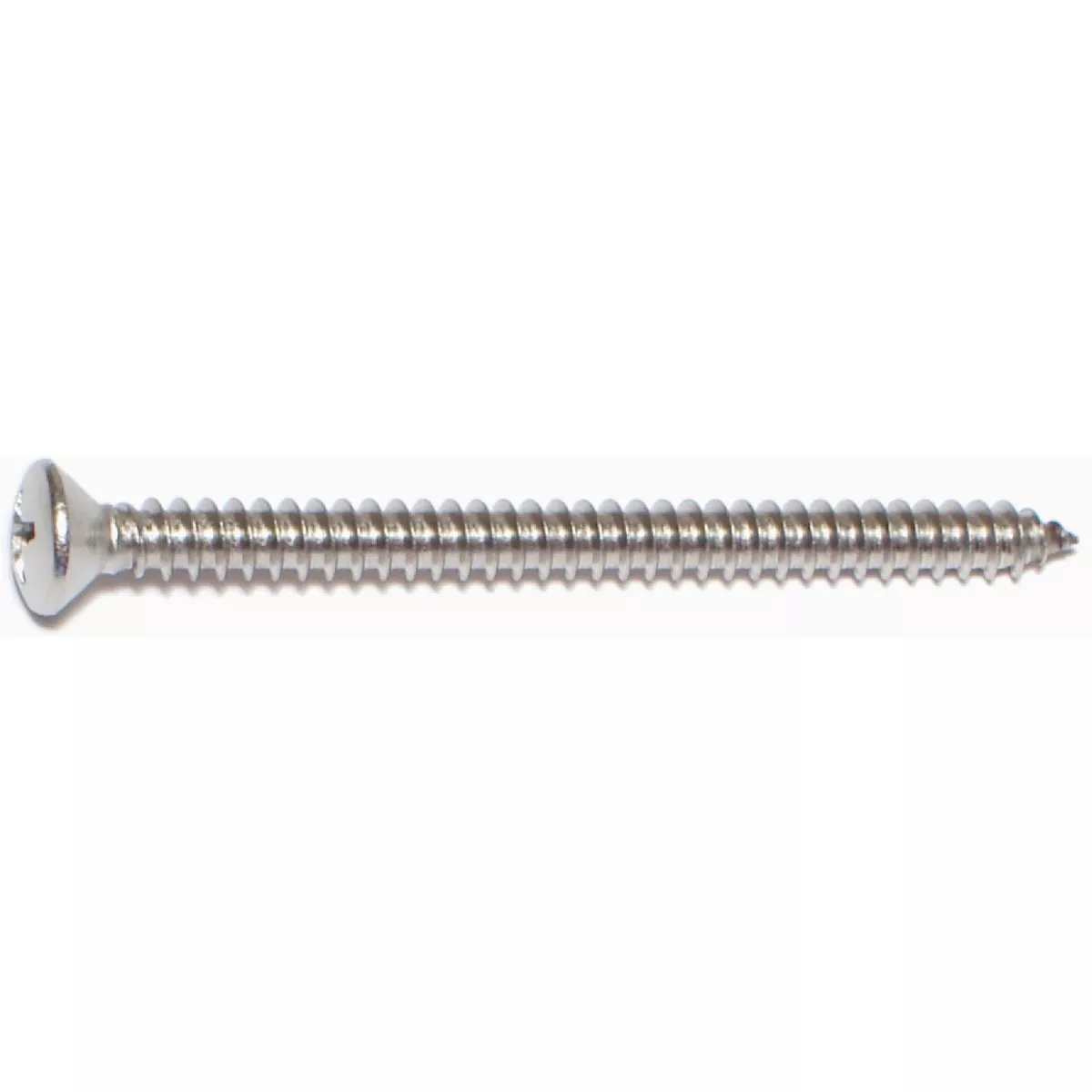Midwest Fastener #10 x 2-1/2 In. 18-8 Stainless Steel Phillips Oval Head Sheet Metal Screws (5 Ct.)