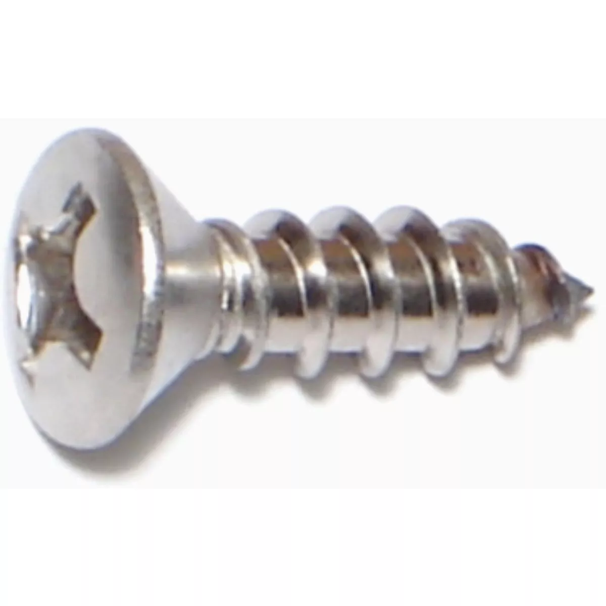 Midwest Fastener #12 x 3/4 In. 18-8 Stainless Steel Phillips Oval Head Sheet Metal Screws (5 Ct.)