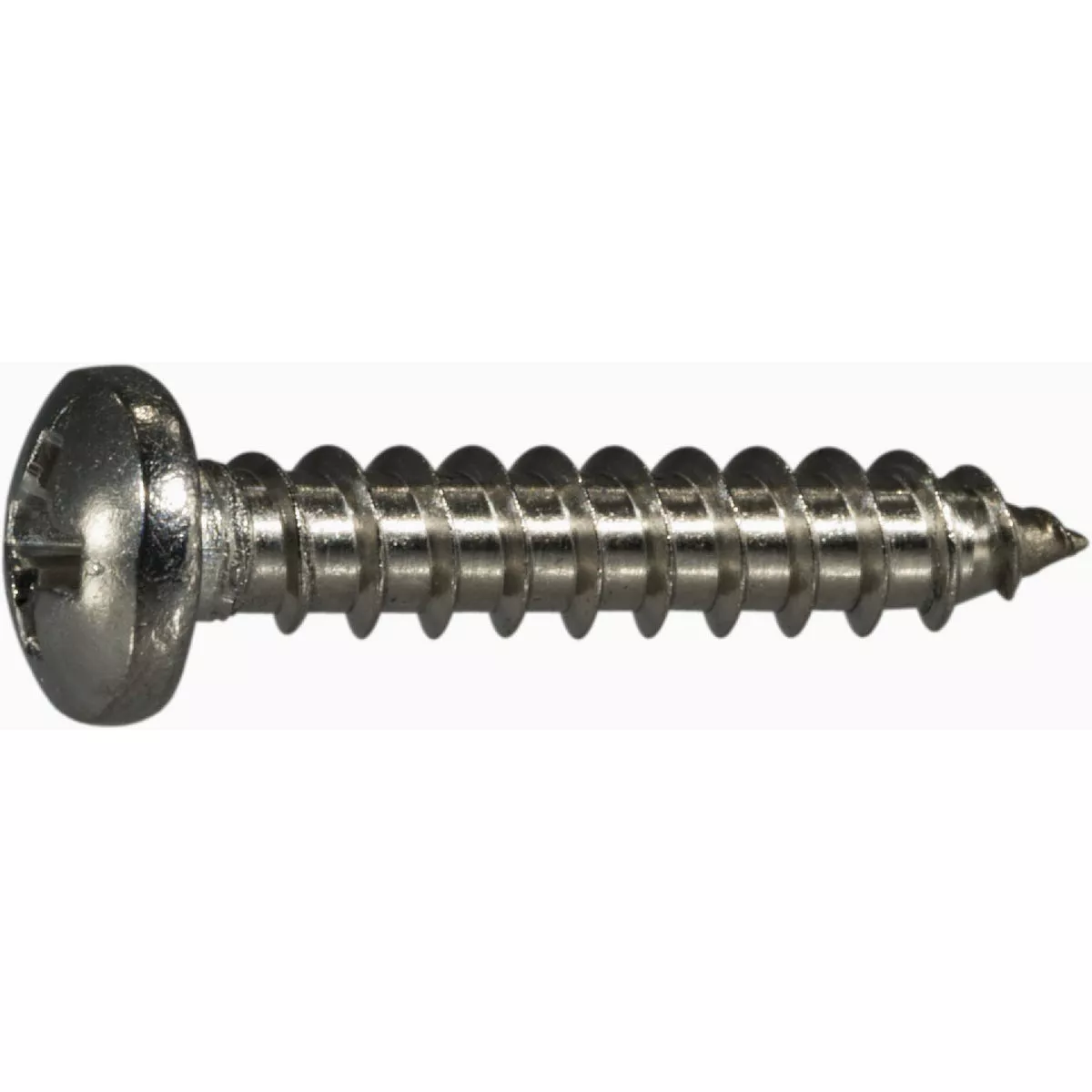 Midwest Fastener #6 x 3/4 In. 18-8 Stainless Steel Phillips Pan Head Sheet Metal Screws - photo 2
