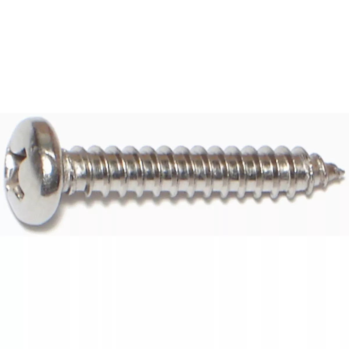 Midwest Fastener #12 x 1-1/4 In. 18-8 Stainless Steel Phillips Pan Head Sheet Metal Screws