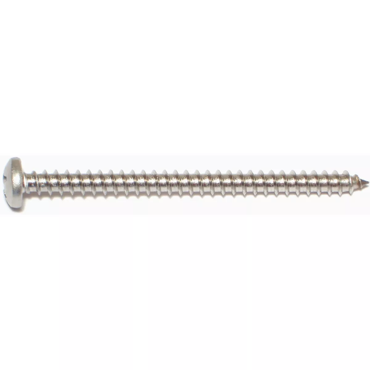 Midwest Fastener #12 x 3 In. 18-8 Stainless Steel Phillips Pan Head Sheet Metal Screws