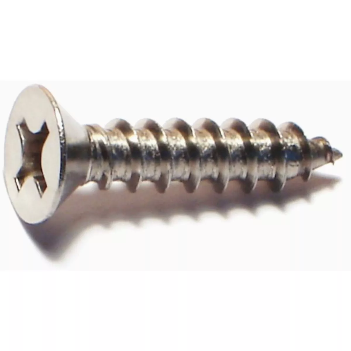 Midwest Fastener #12 x 1 In. 18-8 Stainless Steel Phillips Flat Head Sheet Metal Screws (5 Ct.)
