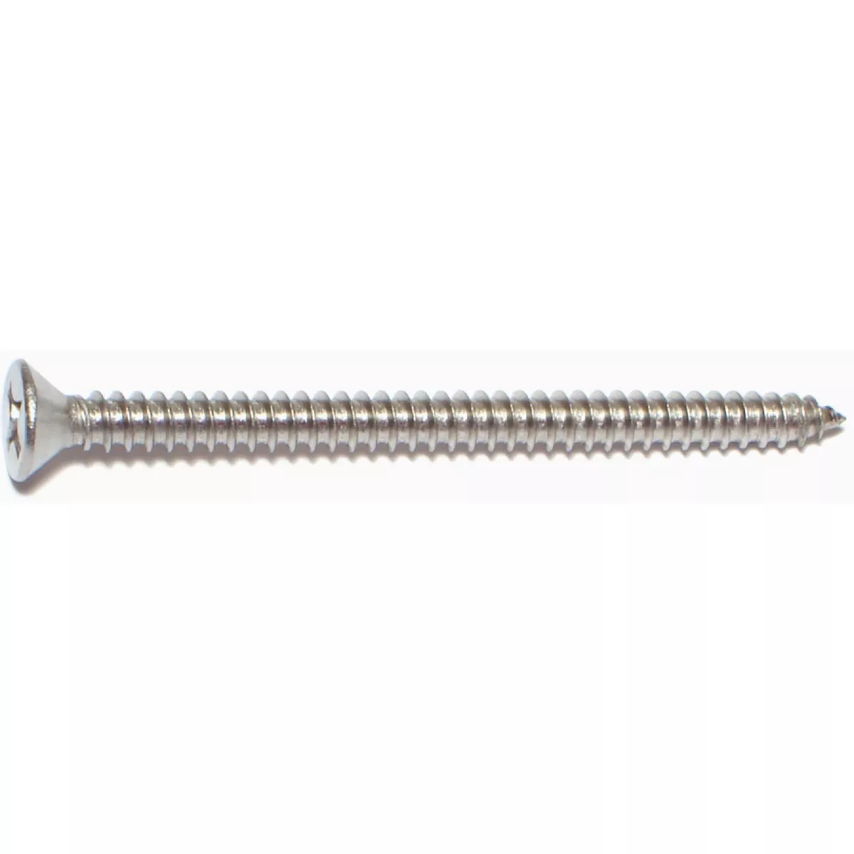 Midwest Fastener #12 x 3 In. 18-8 Stainless Steel Phillips Flat Head Sheet Metal Screws (5 Ct.)