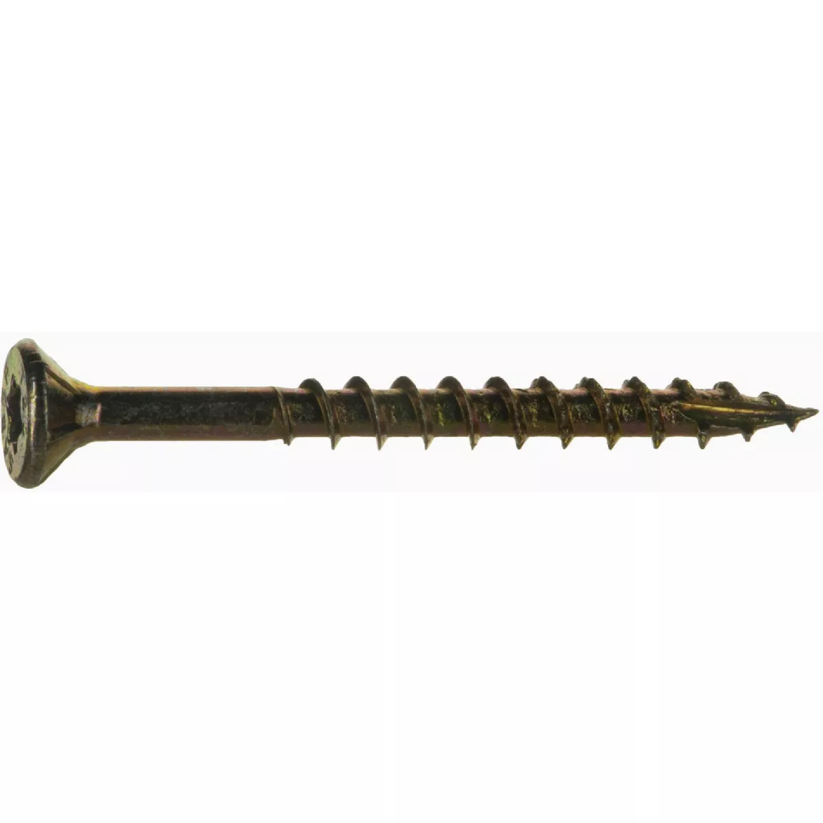 Midwest Fastener #8 x 1-3/4 In. Zinc Plated Steel Star Drive Interior Nibs Bugle Head Wood Screws