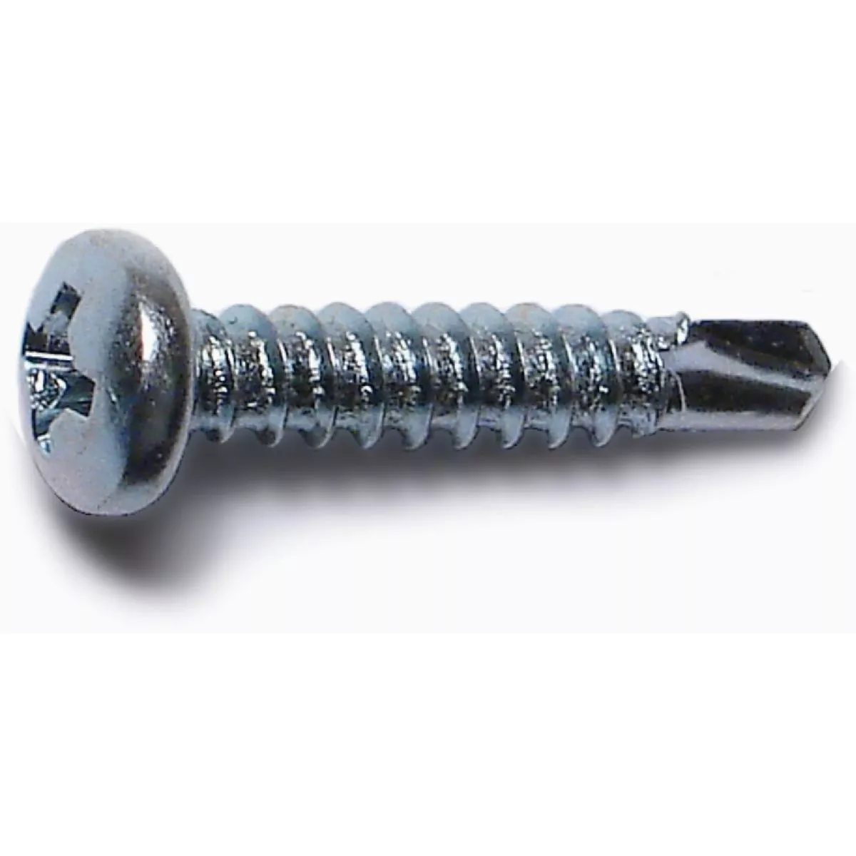 Midwest Fastener #6-20 x 3/4 In. Zinc Plated Steel Phillips Pan Head Self-Drilling Screws - photo 2