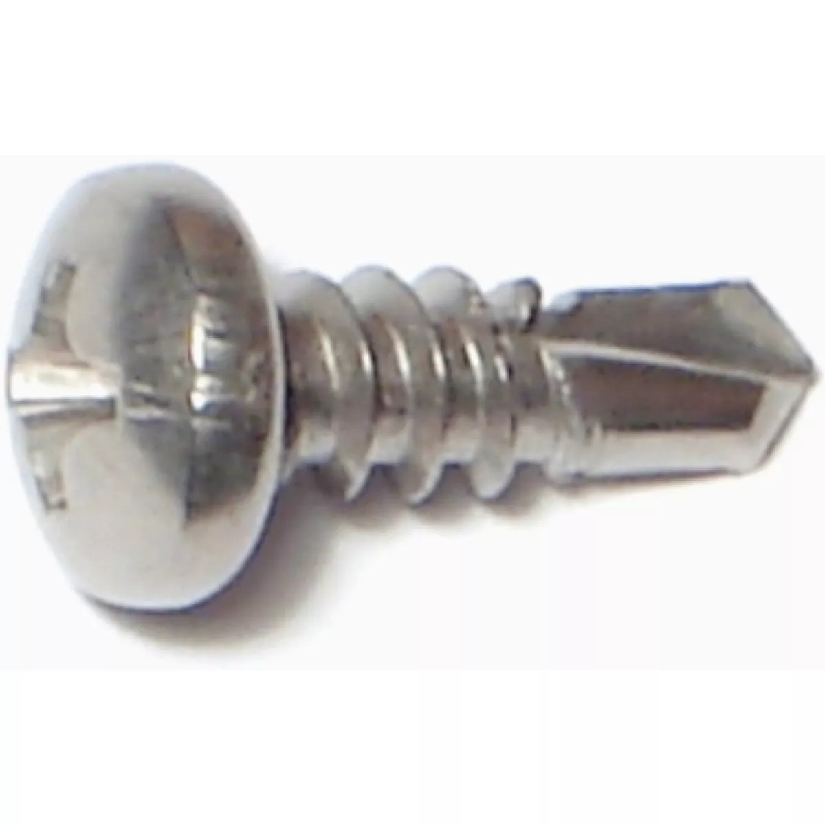Midwest Fastener #8-18 x 1/2 In. 410 Stainless Steel Phillips Pan Head Self-Drilling Screws (5 Ct.)