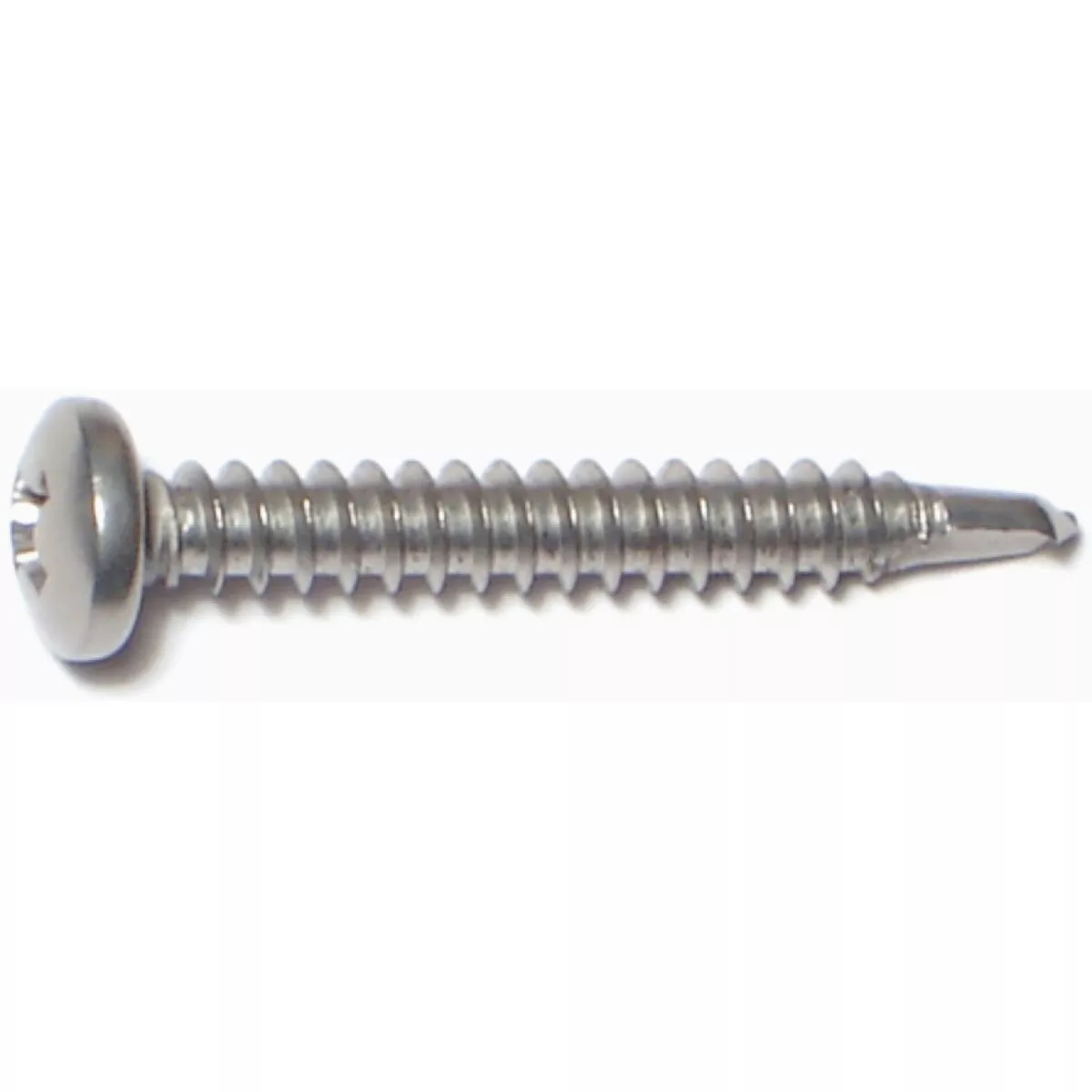 Midwest Fastener #8-18 x 1-1/4 In. 410 Stainless Steel Phillips Pan Head Self-Drilling Screws (5 Ct.)