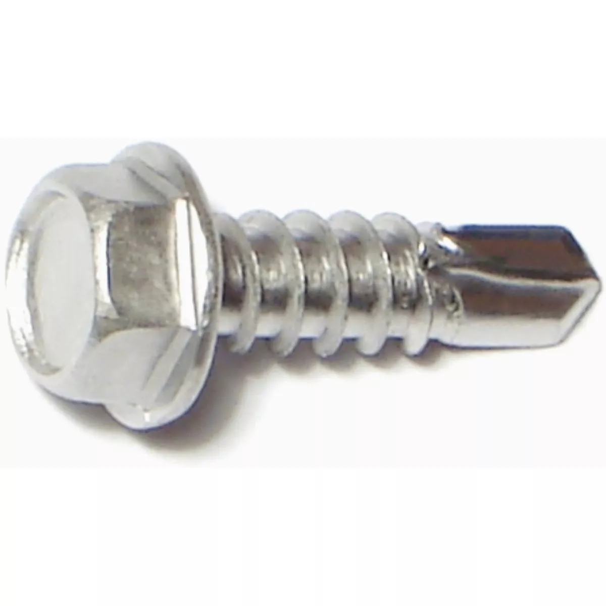 Midwest Fastener #12-14 x 3/4 In. 410 Stainless Steel Hex Washer Head Self-Drilling Screws (5 Ct.)-