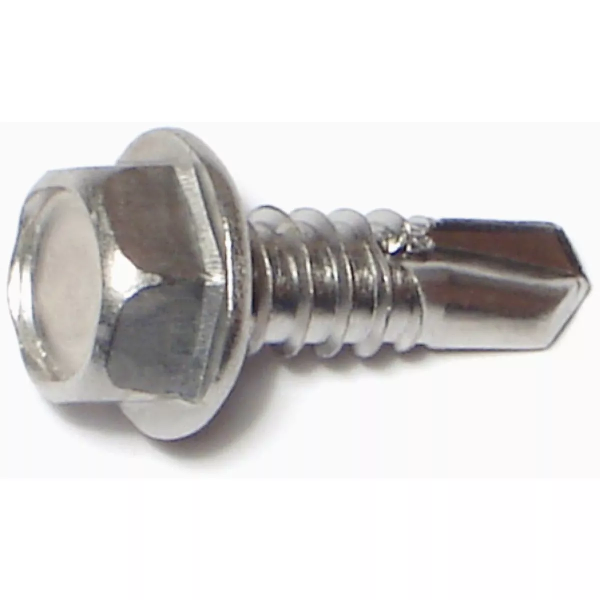 Midwest Fastener #14-14 x 3/4 In. 410 Stainless Steel Hex Washer Head Self-Drilling Screws (5 Ct.)