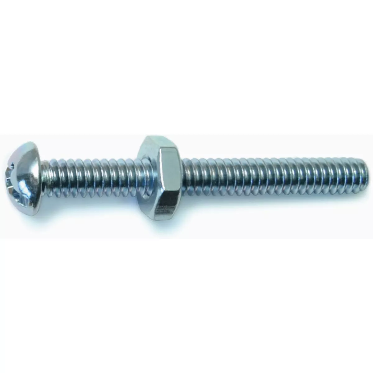 Midwest Fastener #10-24 x 1-3/4 In. Zinc Plated Steel Coarse Thread Combo Round Head Machine Screws (5 Ct.)-