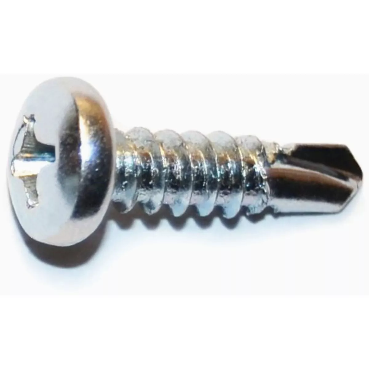 Midwest Fastener #8-18 x 5/8 In. Zinc Plated Steel Phillips Pan Head Self-Drilling Screws (5 Ct.)-