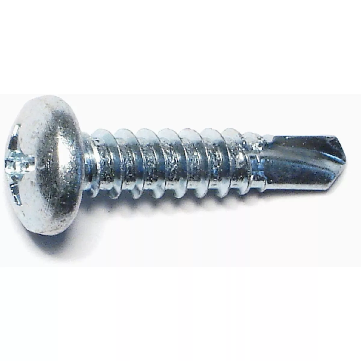 Midwest Fastener #12-14 x 1 In. Zinc Plated Steel Phillips Pan Head Self-Drilling Screws (5 Ct.)
